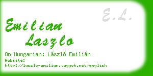 emilian laszlo business card
